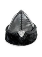 Kids' Oghuz Börk Hat – Black (Ages 4–7)