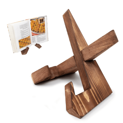 Handmade Pine Wood Book Stand