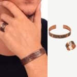 Men's Copper Ring & Bracelet Set – Sprouting Vine