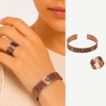Women's Copper Ring & Bracelet Set – Sprouting Vine