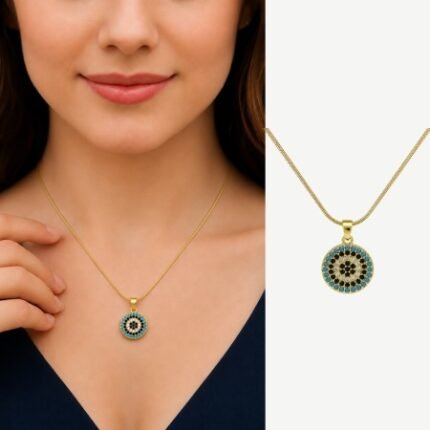 Gold-Tone Mystic Eye Necklace