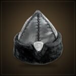 Kids' Oghuz Börk Hat – Black (Ages 4–7)