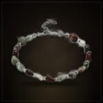 Natural Bloodstone Bracelet – Silver-Tone Chain