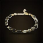 Natural Hawk's Eye Bracelet – Gold-Tone Chain