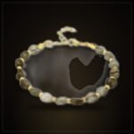 Natural Labradorite Bracelet – Gold-Tone Chain