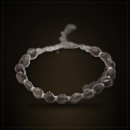 Natural Smoky Quartz Bracelet – Silver-Tone Chain