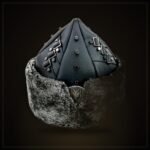 Oghuz Börk Hat – Black & Grey Fur