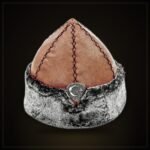 Oghuz Börk Hat – Brown & Grey Fur