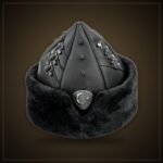 Oghuz Börk Hat – Premium Black, Crescent Emblem