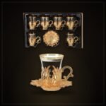 Ottoman Gold Turkish Tea Set for Six (12 pcs)