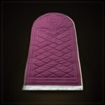 Quilted Memory Foam Prayer Rug – Burgundy
