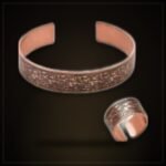 Women's Copper Ring & Bracelet Set – Labyrinth