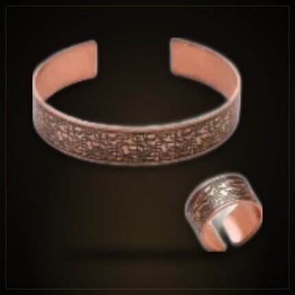 Women's Copper Ring & Bracelet Set – Labyrinth