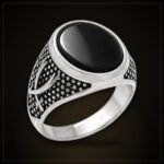 Zulfiqar Onyx Ring – Stainless Steel